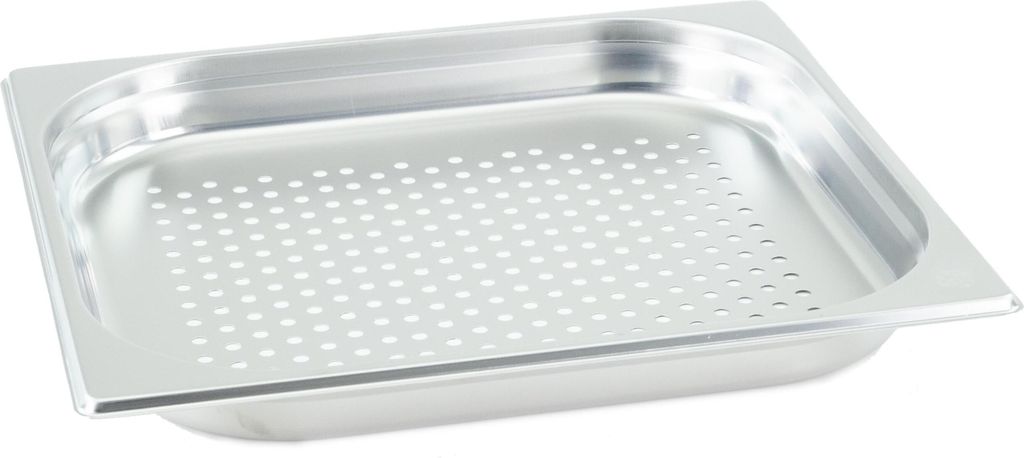 GN Behälter Gastronorm 2/3 40 mm gelocht/perforiert aus Edelstahl GVK ECO