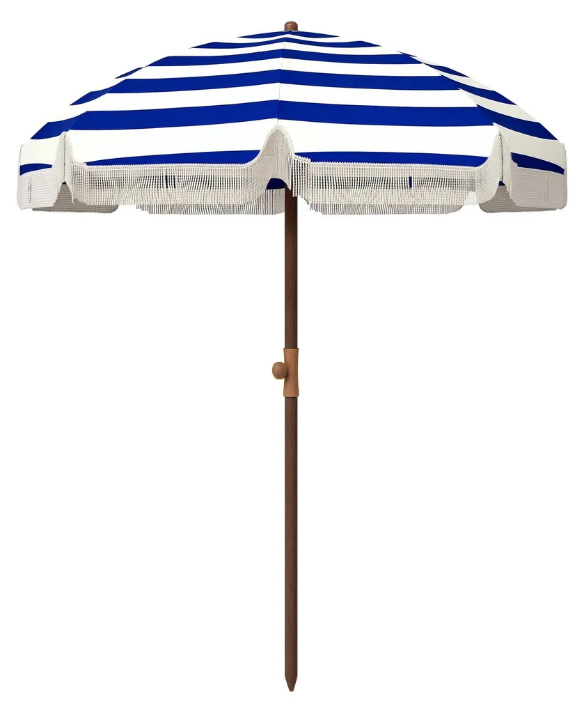 Parasol de plage inclinable 190 cm - Ombrelle de jardin anti-UV colorée