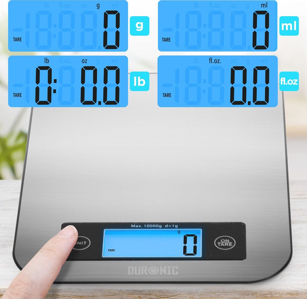 Duronic KS1007 Digitale Küchenwaage | Digitalwaage | Produktbild 4