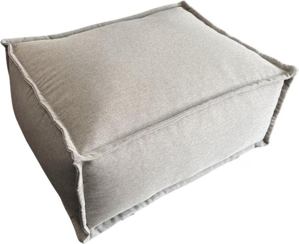 Chaiselongue-Modul Sofa aus Leinenoptik BANANAIR 80x60 cm beige