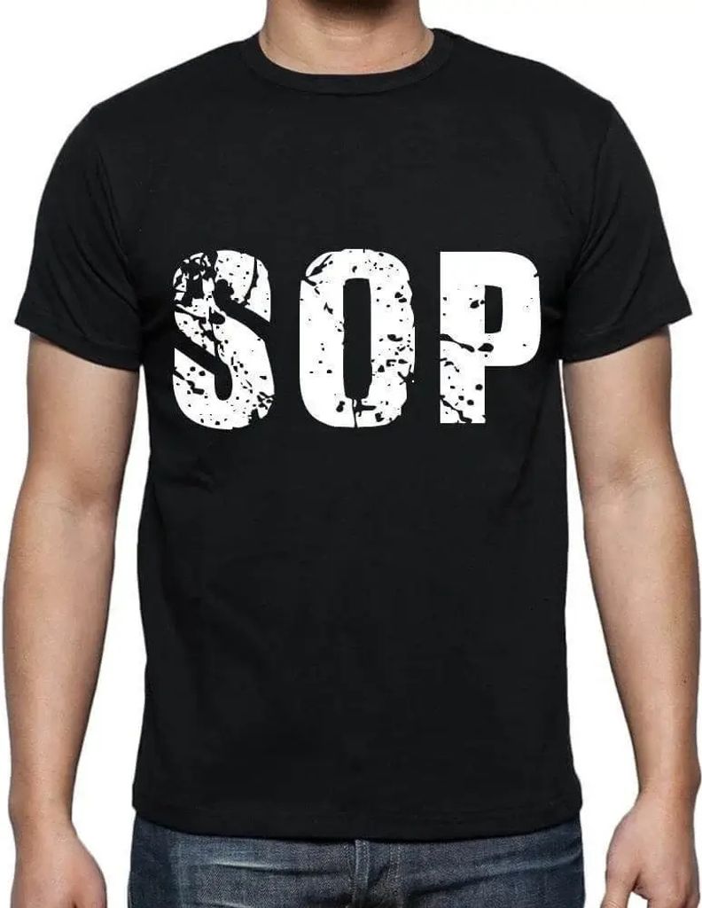 Herren Grafik T-Shirt Sop Öko-Verantwortlich Vintage Jahrgang Kurzarm Lustige Druck Geburtstag Geschenk Mann