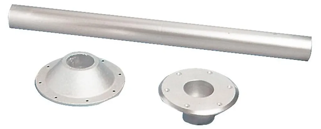 Pied de table télescopique Heavy Duty en aluminium anodisé 70 cm - 1 pièce