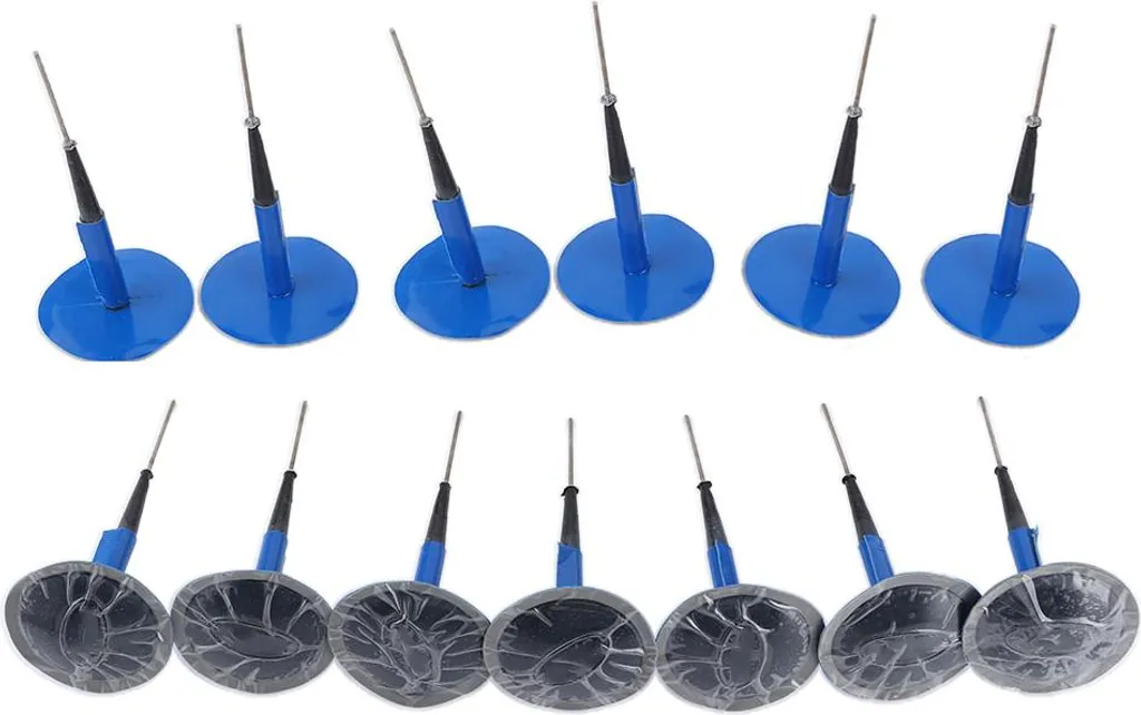 14 Patchs Crevaison 250UL 6mm Mushroom Plug pour Pneu Auto Moto - 4