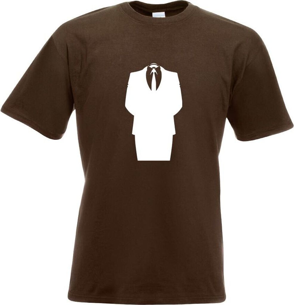 Kiwistar - T-Shirt - Chocolate - Anonymous Motiv Bedruckt Funshirt Design Print - mit Motiv Bedruckt - Funshirt Design - Sport - Freizeit - Herren ...
