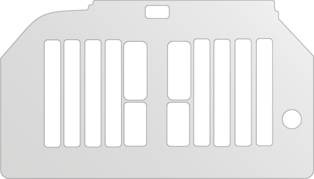 2x Schutzfolie für Siemens EQ.6 TE613501DE Series 300 Tropfblech matt