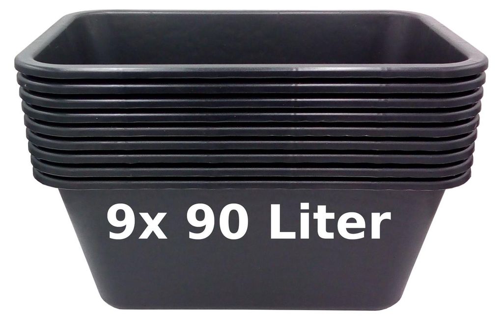 Lot de 5/10 bacs à plantes Bacs à mortier Bacs à fleurs Image du produit 