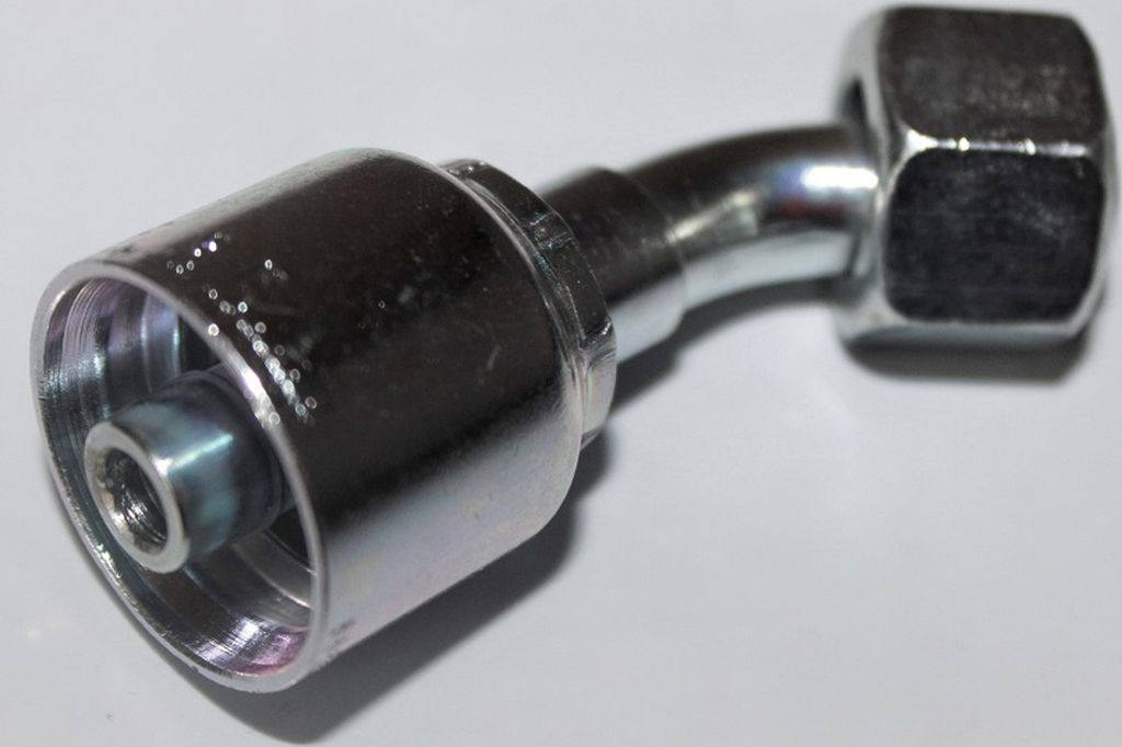 PARKER Pressnippel Pressfitting Fitting metrisch M18x1.5 45° PNE10 Press-Fitting