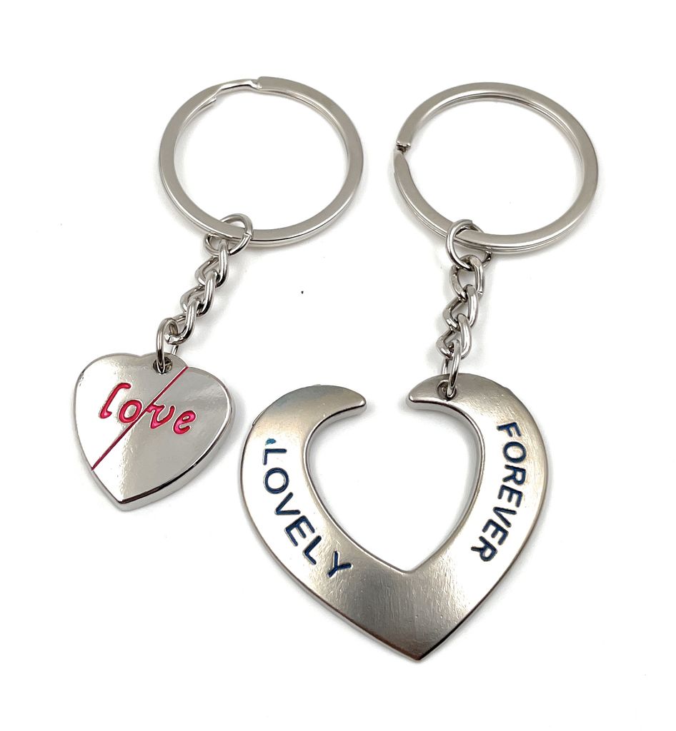 Onwomania 'Forever Lover You' Schlüsselanhänger – Aus Metall, Als Geschenk Für Freunde, Partner Oder Familie