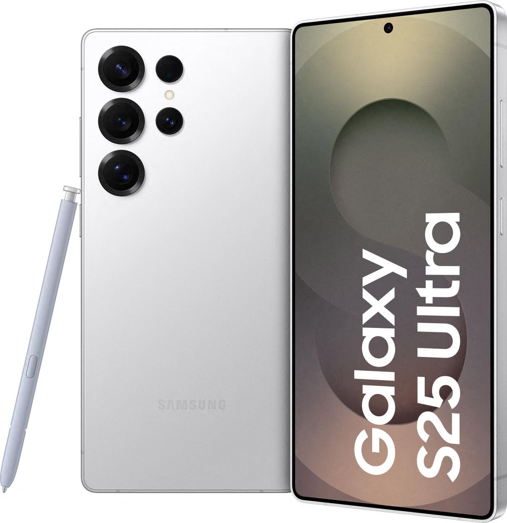 Galaxy S25 Ultra, Titanium Whitesilver, 256 GB Produktbild