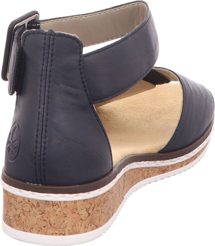 Rieker Damen Sandalen geschlossene Ferse Klettverschluss Produktbild 44