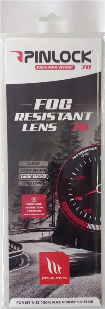 Pinlock Max Vision MT-V-12 DKS 157 Transparent pour Casques MT Helmets