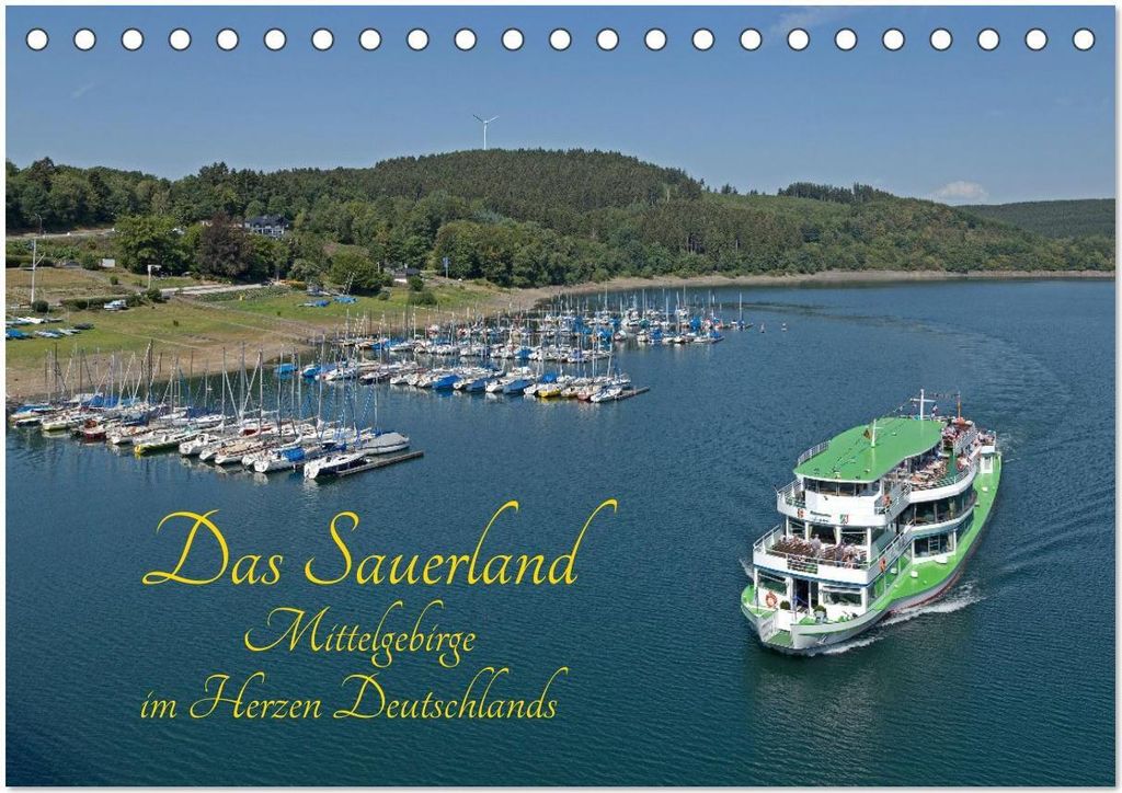 Das Sauerland - Mittelgebirge im Herzen Deutschlands (Tischkalender 2026 DIN A5 quer), CALVENDO Monatskalender