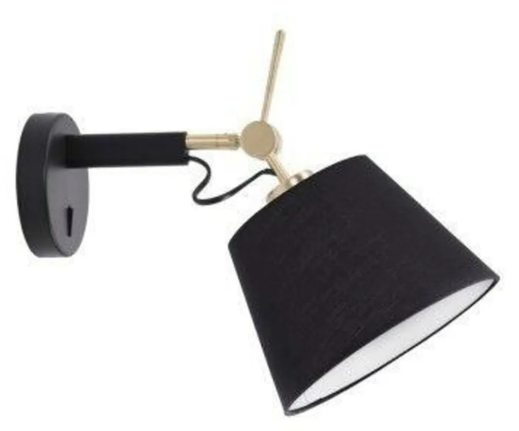 Kinkiet AZ4185 Azardo ZYTA XS Métal Noir - Luminaire Mural Moderne