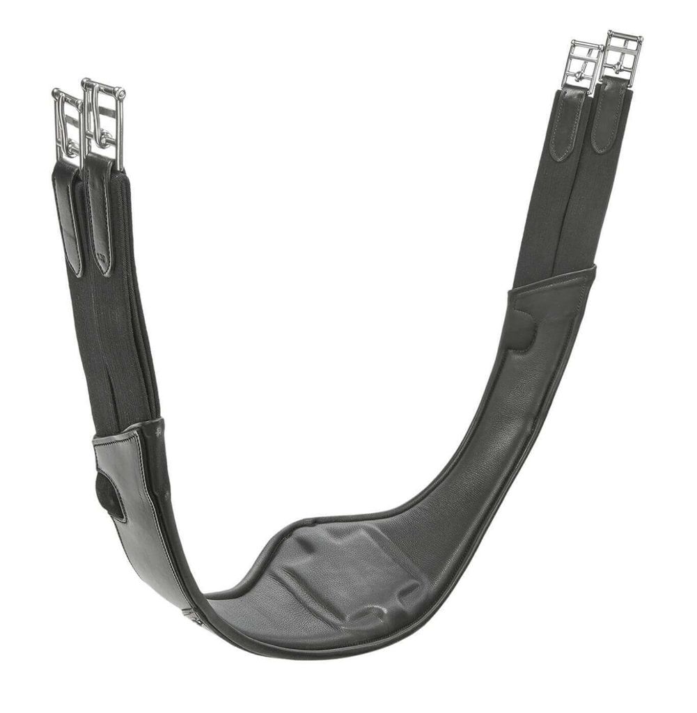 BUSSE Sattelgurt Livorno-Long Schwarz/Schwarz