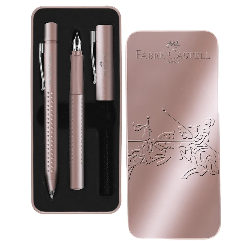 Fini les douleurs à la main avec le Set Faber-Castell Grip 2011 Rose