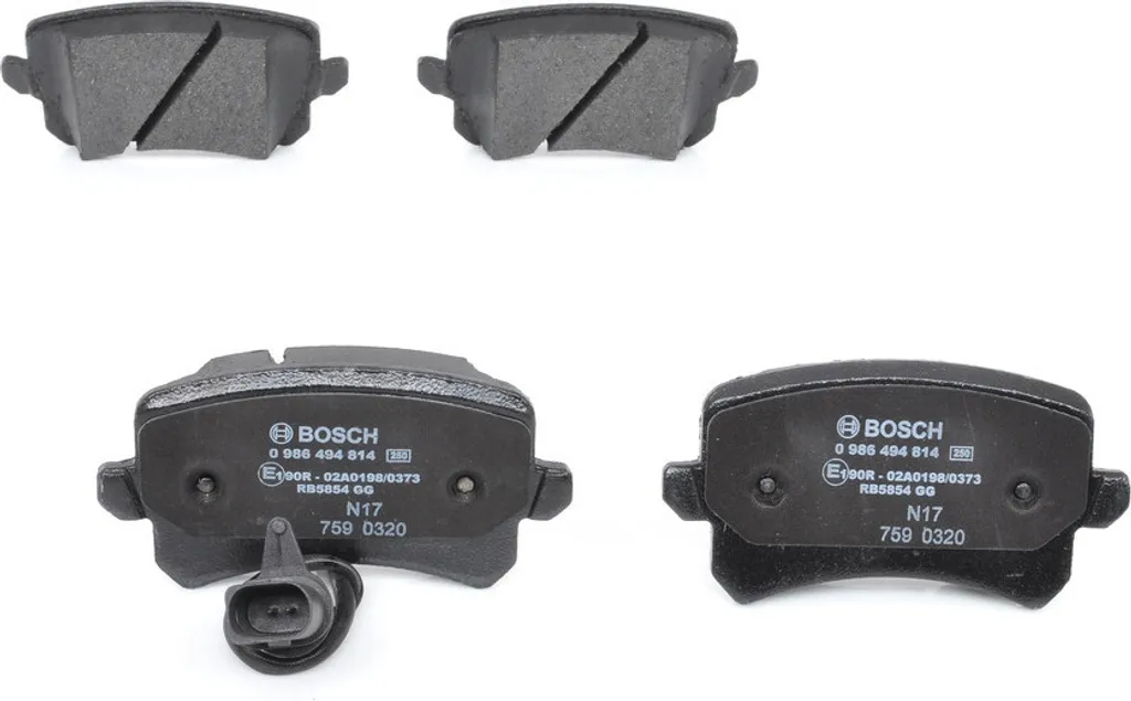 Plaquettes de frein BOSCH 0986494814 pour Audi Q3 8U de qualité OE