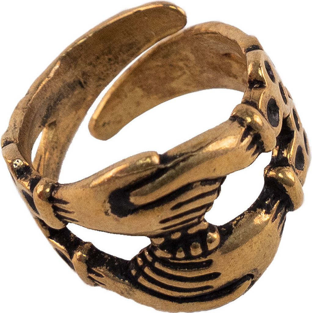 Mittelalterlicher Verlobungsring bronze, Größe M Produktbild 