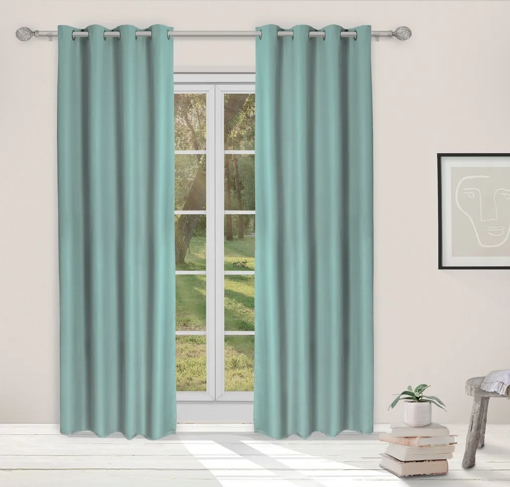Rideau isolant pour chambre Boreal Jade occultant thermique 140x260