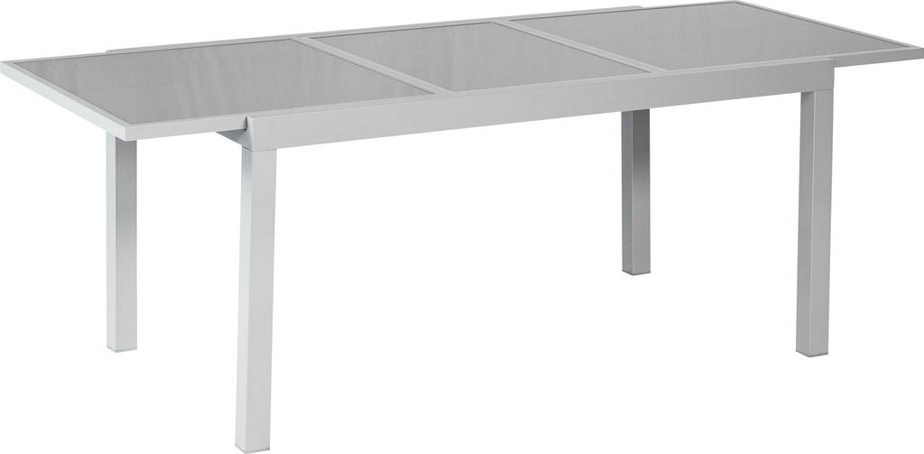 Rozkládací stůl Merxx cca 120 (180) x 90 cm, šedá deska Obrázek produktu 