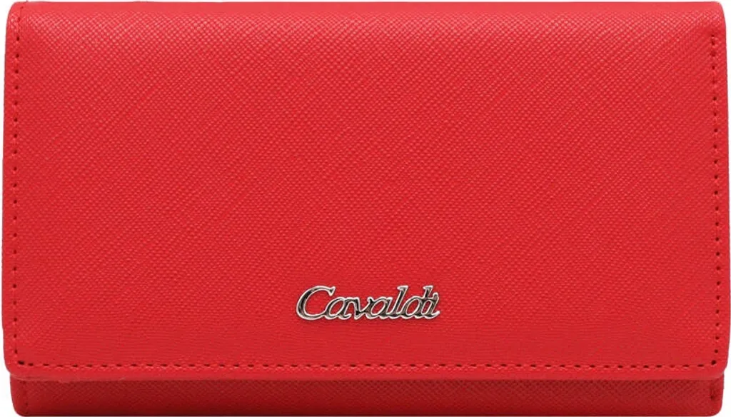 4U Cavaldi Portafoglio Donna in Pelle Rossa Saisami - Vera Pelle Elegante