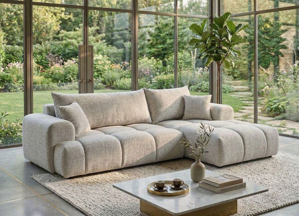 Sofa Vitton II B&B HOME Big-Sofa Vitton II, L-Form, Produktbild 