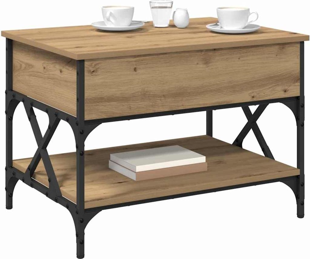 (Robust Möbel) Couchtisch Artisan-Eiche 70x50x50cm Holzwerkstoff - CL929488 - Couchtische