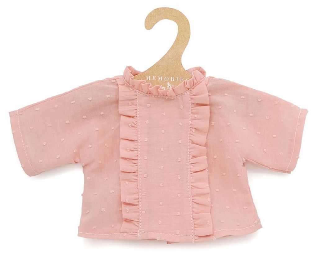 Asi Puppenkleidung Shirt - Puppenmode rosa multicolor Outfit