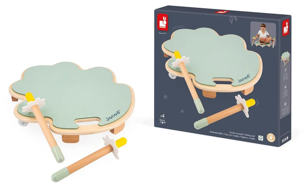 Planche d'Équilibre Ludique en Bois Janod pour l'Éveil des Petits
