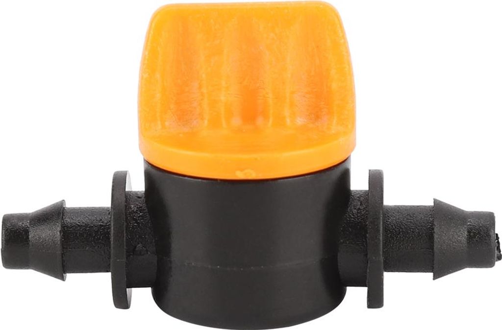 100Pcs Garden Irrigation 2 Way PVC 4/7 Waterstop Straight Connector Hose Valve Tool