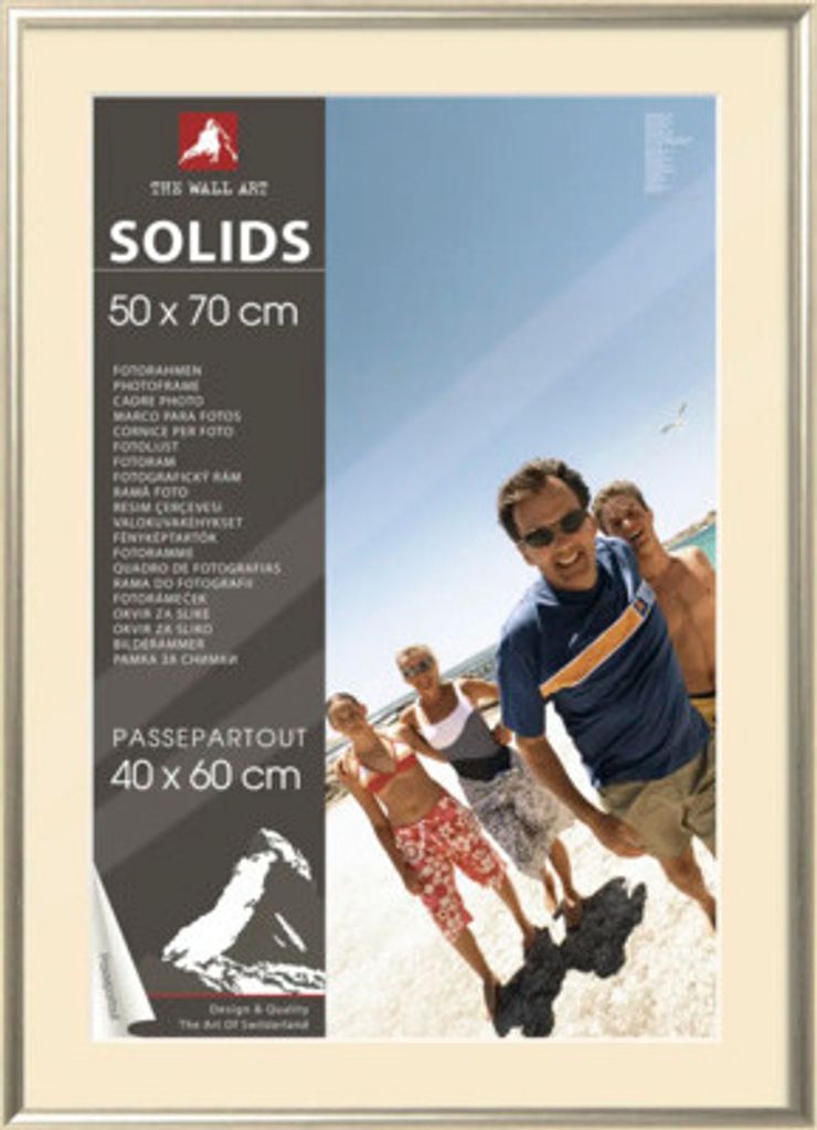 Bilderrahmen Kunststoff stahl 50x70 cm