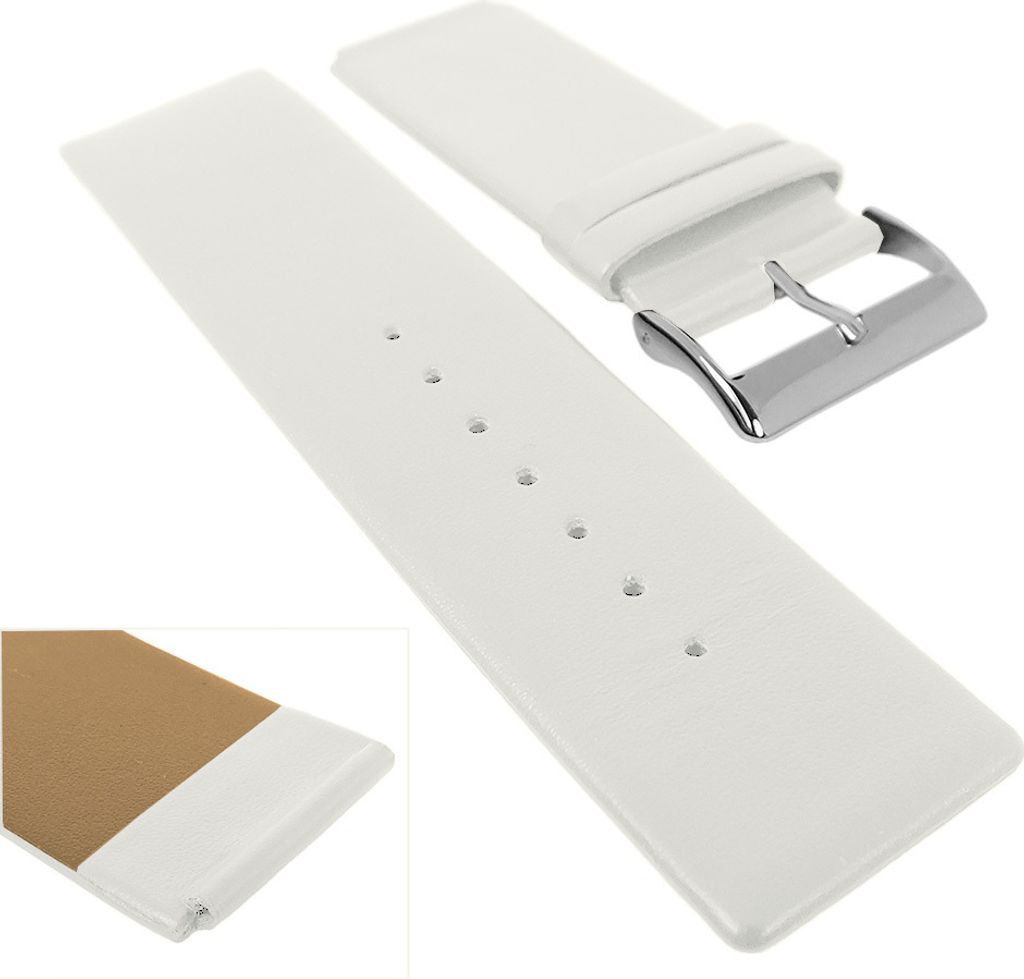 DC by Jacques Lemans Uhrenband Leder Design Collection 26mm Produktbild 