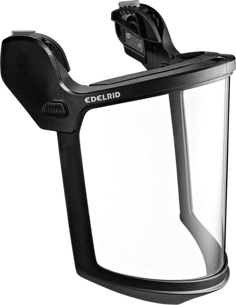 Edelrid Helmet Visor Full Face - Vollvisiergesichtsschutz für saubere Sicht, Farbe:005 transparent, Größe:onesize