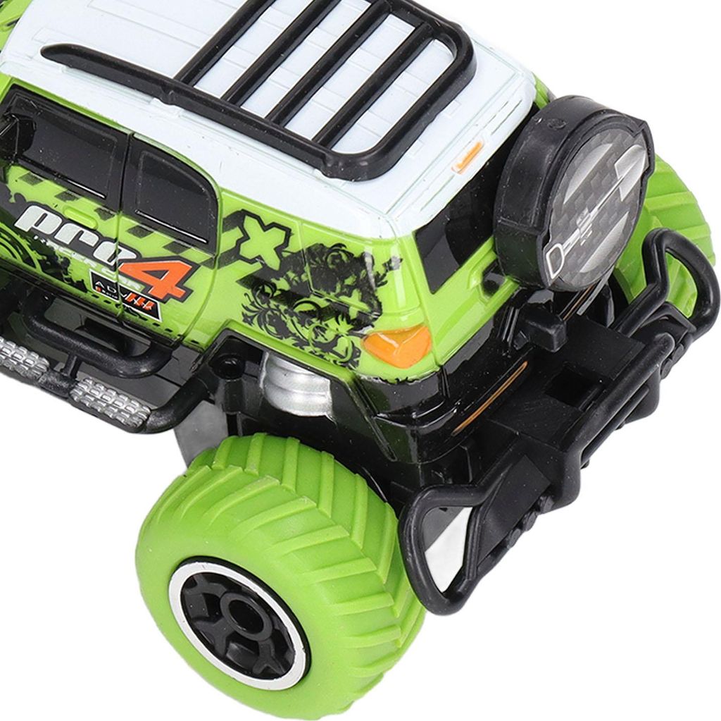 1:43 RC Mini Car Scrawl Niedliches Aussehen Starke Reibung Tragbare Off-Road-Fernbedienung Grün