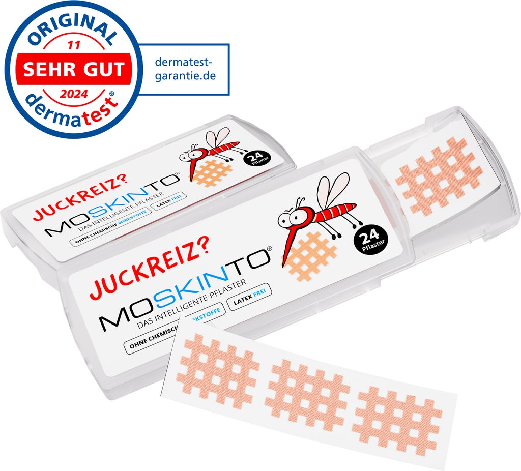 MOSKINTO 24 Insektenstichpflaster Beige 27mmx20mm Produktbild 