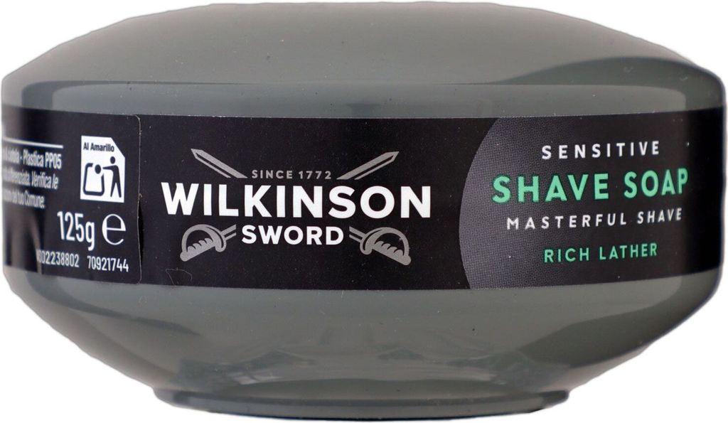 Wilkinson Sword Shave Soap Rasierseife 125 g sensitive Produktbild 