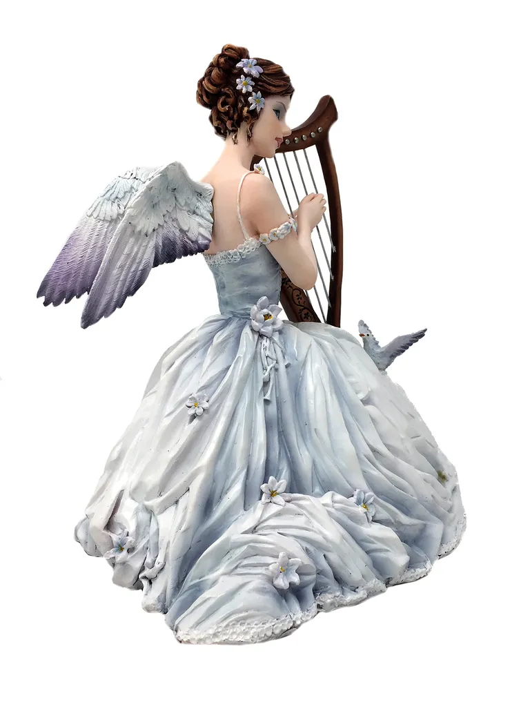 Statue fée elfe Chorus Nene Thomas, objet déco féerique de 25 cm