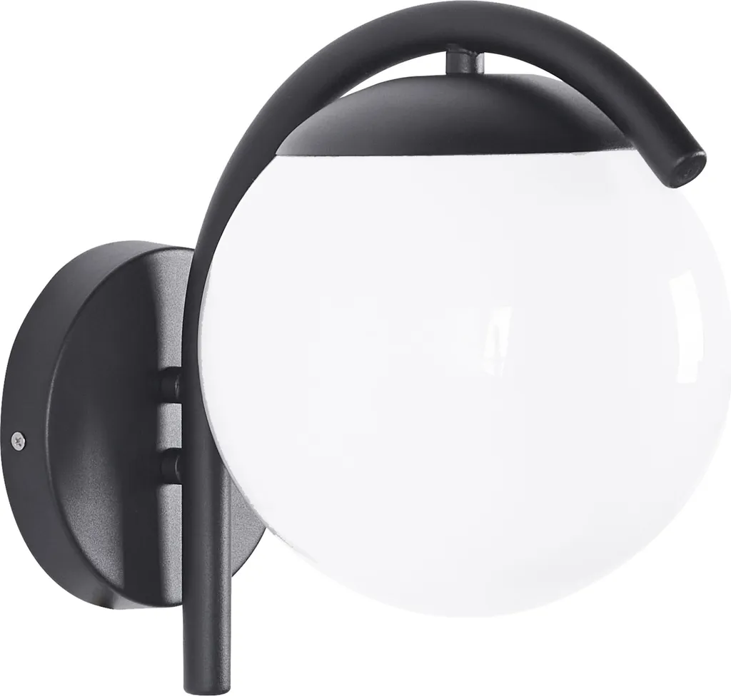 Luminaire extérieur mural moderne Noir métal pour terrasse et balcons