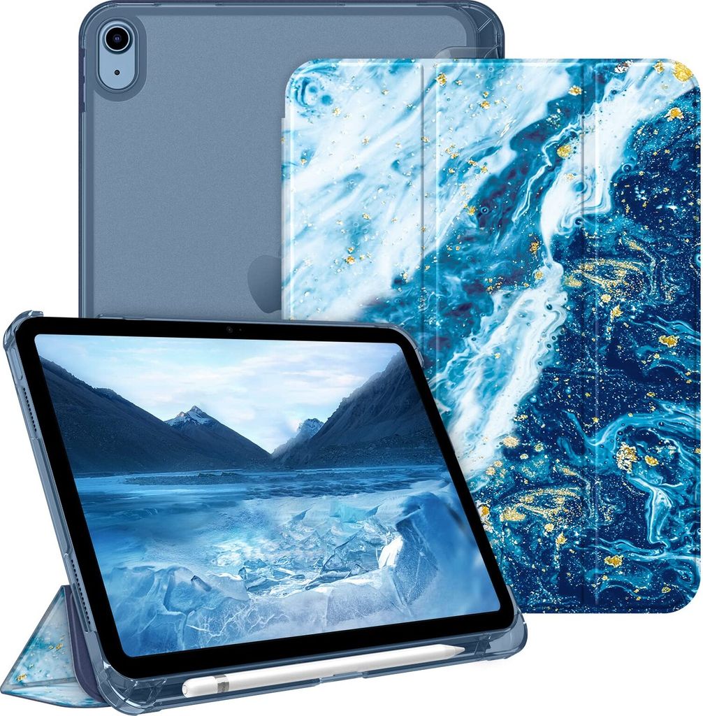 Fintie Hülle für iPad (A16) 11 Generation 11 Zoll 2025, iPad 10 Generation 10.9 Zoll 2022 mit Stifthalter - ultradünne leichte Schutzhülle mit ...