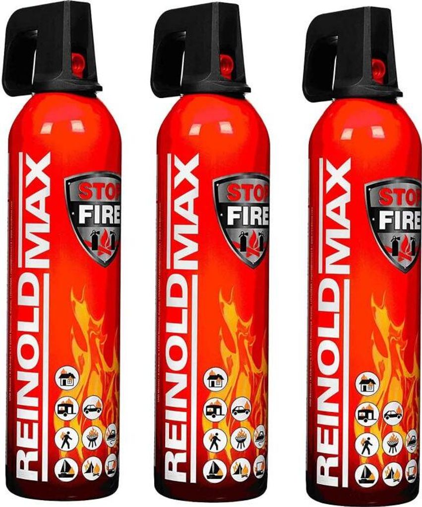 3x Feuerlösch Spray Feuerlöscher Löschspray  Auto Camping Produktbild 