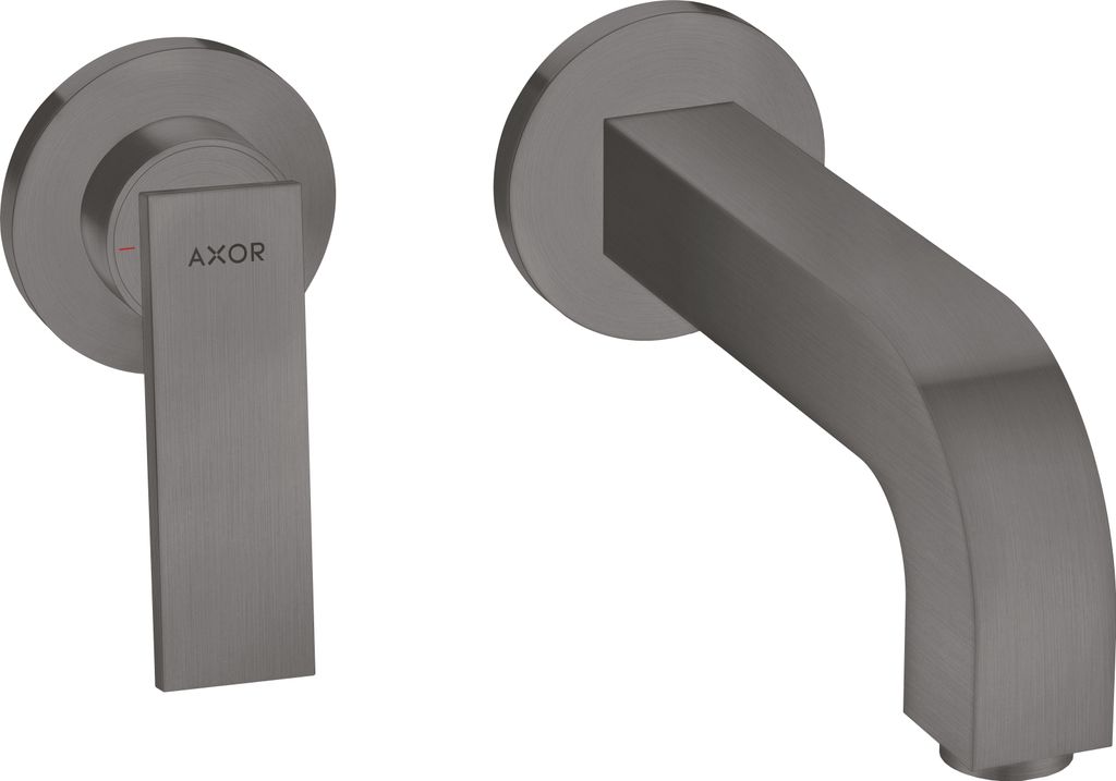 hansgrohe AXOR Citterio Waschtischmischer, Unterputz, Ausladung 220mm, unverschließbare Ablaufgarnitur, 39121340