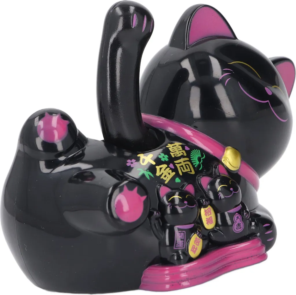 Gatto Ondeggiante Carino Solare - Decorazione Zen Portafortuna da Interno