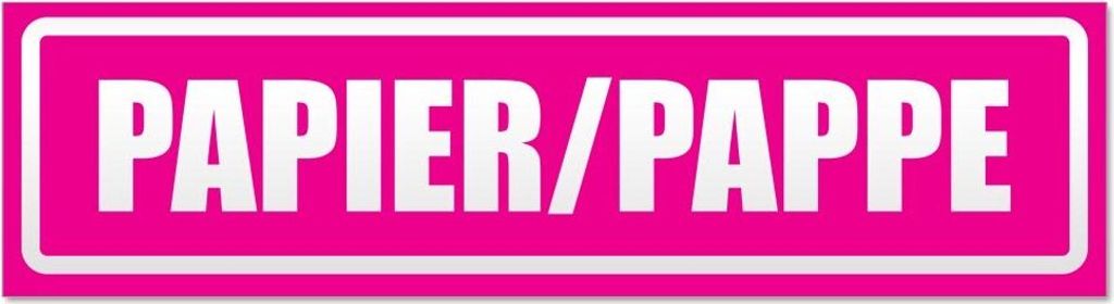 Kiwistar Papier Pappe invertiert Magnetschild Schild magnetisch - 30cm Pink - Magnetfolie für Auto PKW Kfz