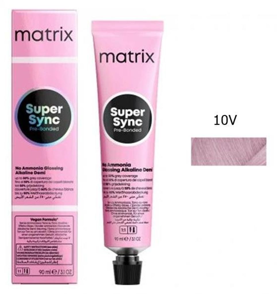 Matrix Color Sync 10V Blonde Veľmi veľmi svetlá fialová Obrázok produktu 