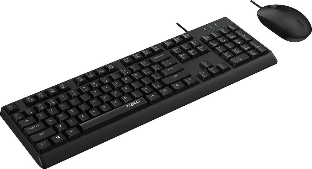 RAPOO NX1500.DE.BLK Wired Combo set