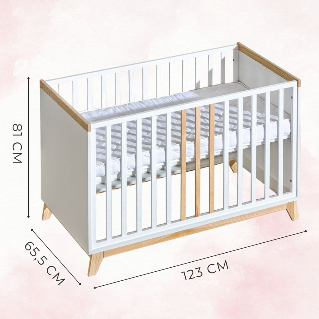 ATB MEBLE Babybett , Nordik KOLLEKTION , Beistellbett Baby Produktbild 3