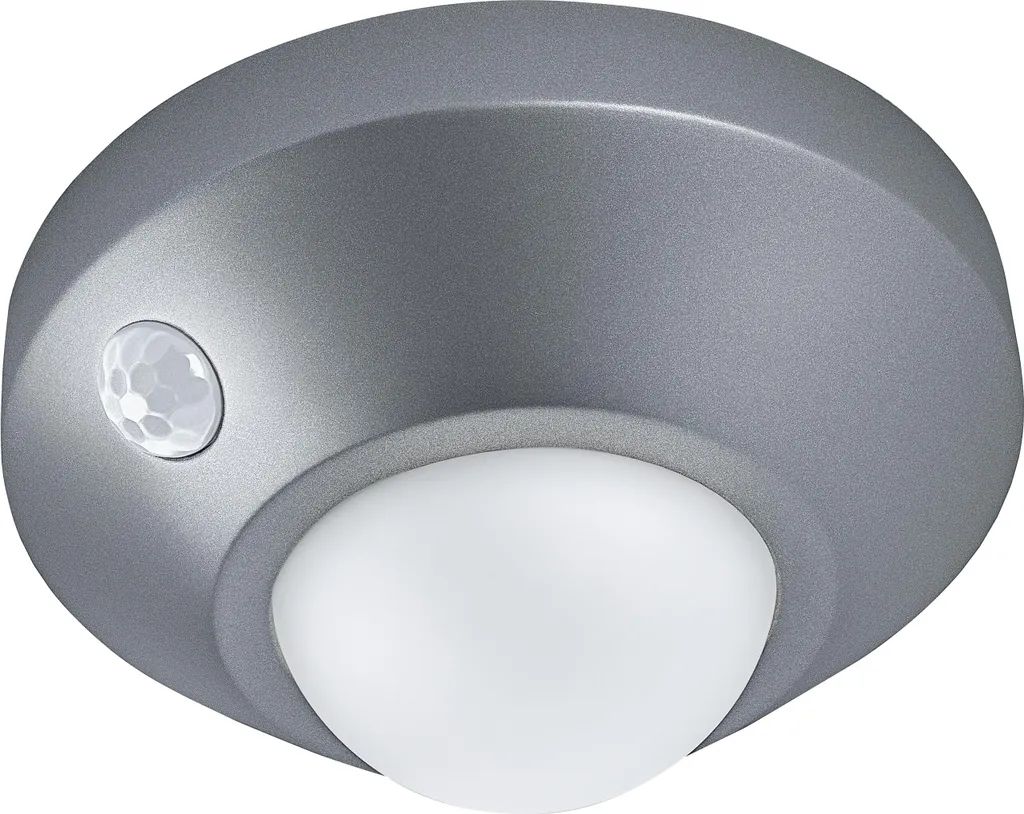 OSRAM NIGHTLUX Plafonnier Argent avec Détecteur de Mouvement et Lumière