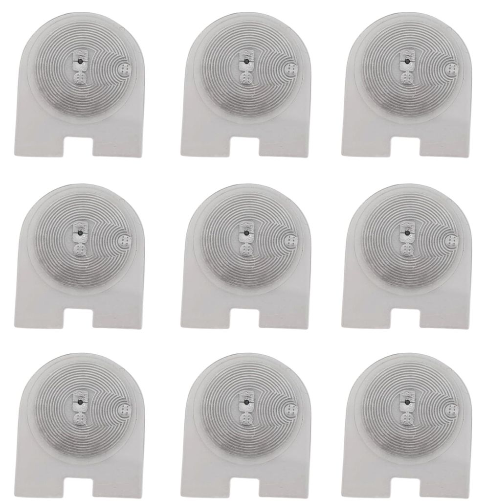 10x RFID PETG Schwarz passend für Bambu Lab Chip für Filament Spule für Bambulab Zubehör