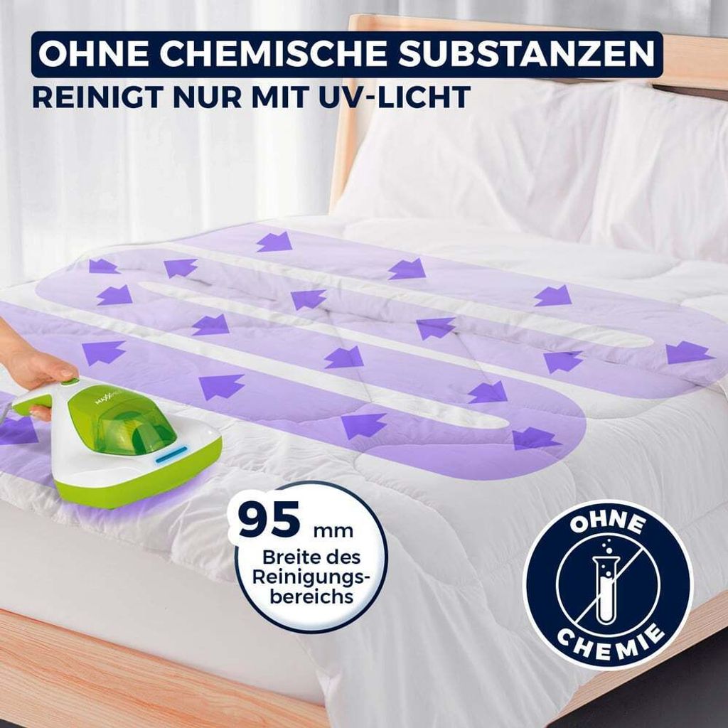 MAXXMEE Milben-Handstaubsauger Kompakt Antimilben-Sauger Produktbild 8