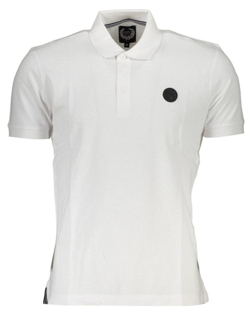 GIAN MARCO VENTURI Herren KURZARM-POLO Weiß AU00799MARIANO_E3A3B20_BIANCOWHIT : Größe - L Größe: L