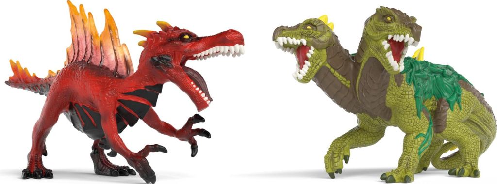 Schleich Eldrador Creatures Feuersaurier vs. Dschungelechse Produktbild 